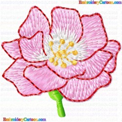 Flowers 786 Embroidery Design