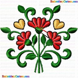 Flowers 830 Embroidery Design