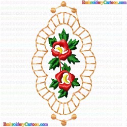 Flowers 854 Embroidery Design