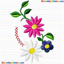 Flowers 857 Embroidery Design