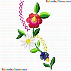 Flowers 859 Embroidery Design