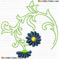 Flowers 861 Embroidery Design