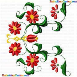 Flowers 901 Embroidery Design