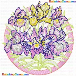 Flowers 954 Embroidery Design