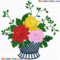 Flowers 962 Embroidery Design