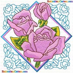 Flowers 973 Embroidery Design