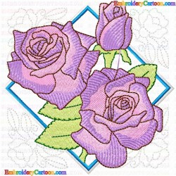 Flowers 979 Embroidery Design