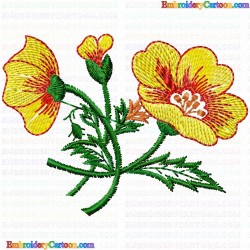 Flowers and Tree 1000 Embroidery Design