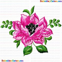 Flowers and Tree 1007 Embroidery Design