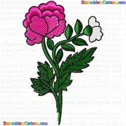 Flowers and Tree 1098 Embroidery Design