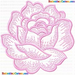 Flowers and Tree 1106 Embroidery Design