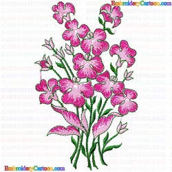 Flowers and Tree 1198 Embroidery Design