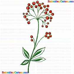 Flowers and Tree 1209 Embroidery Design