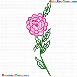 Flowers and Tree 1218 Embroidery Design