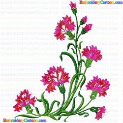 Flowers and Tree 1237 Embroidery Design