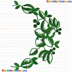 Flowers and Tree 1246 Embroidery Design