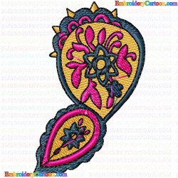 Flowers and Tree 1266 Embroidery Design