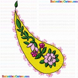 Flowers and Tree 1279 Embroidery Design