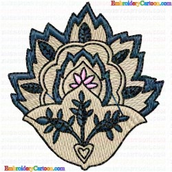 Flowers and Tree 1280 Embroidery Design