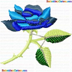 Flowers and Tree 1289 Embroidery Design