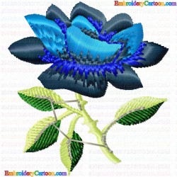 Flowers and Tree 1295 Embroidery Design