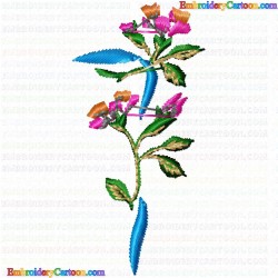 Flowers and Tree 1306 Embroidery Design