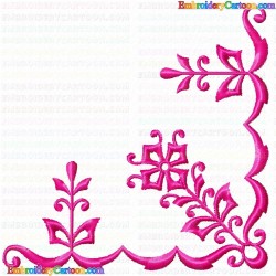 Flowers and Tree 1312 Embroidery Design