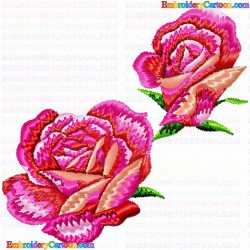 Flowers and Tree 1321 Embroidery Design