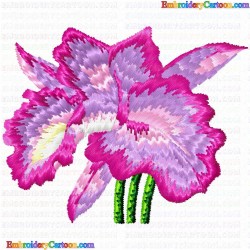 Flowers and Tree 1327 Embroidery Design