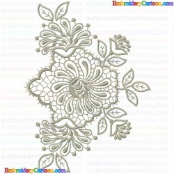 Flowers and Tree 1338 Embroidery Design