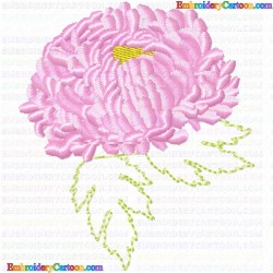 Flowers and Tree 1360 Embroidery Design