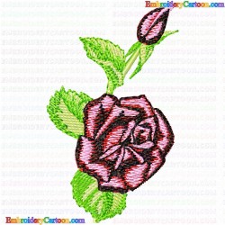 Flowers and Tree 1370 Embroidery Design