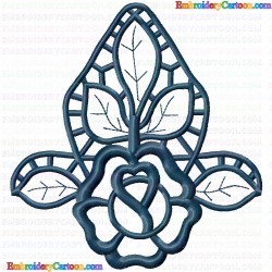 Flowers and Tree 1389 Embroidery Design