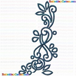 Flowers and Tree 1457 Embroidery Design