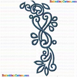 Flowers and Tree 1458 Embroidery Design