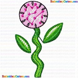 Flowers and Tree 1501 Embroidery Design