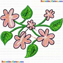 Flowers and Tree 1514 Embroidery Design