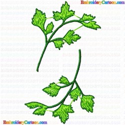 Flowers and Tree 1523 Embroidery Design