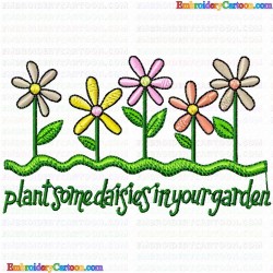 Flowers and Tree 1527 Embroidery Design