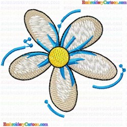 Flowers and Tree 1530 Embroidery Design