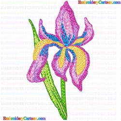 Flowers and Tree 1555 Embroidery Design