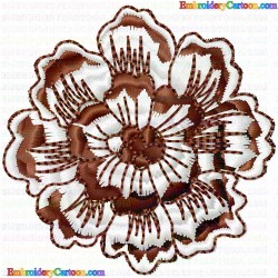 Flowers and Tree 1600 Embroidery Design