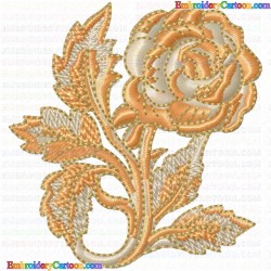 Flowers and Tree 1601 Embroidery Design