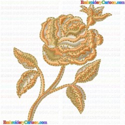 Flowers and Tree 1602 Embroidery Design