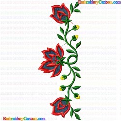 Flowers and Tree 1627 Embroidery Design