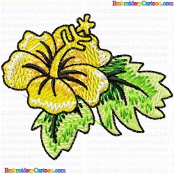 Flowers and Tree 1630 Embroidery Design