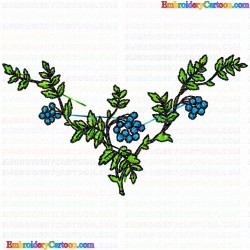 Flowers and Tree 1641 Embroidery Design