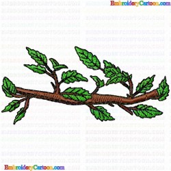 Flowers and Tree 1656 Embroidery Design