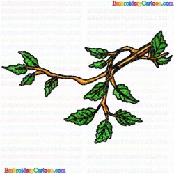 Flowers and Tree 1657 Embroidery Design