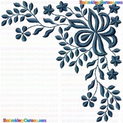 Flowers and Tree 165 Embroidery Design